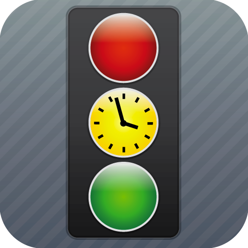 Stoplight Clock Icon